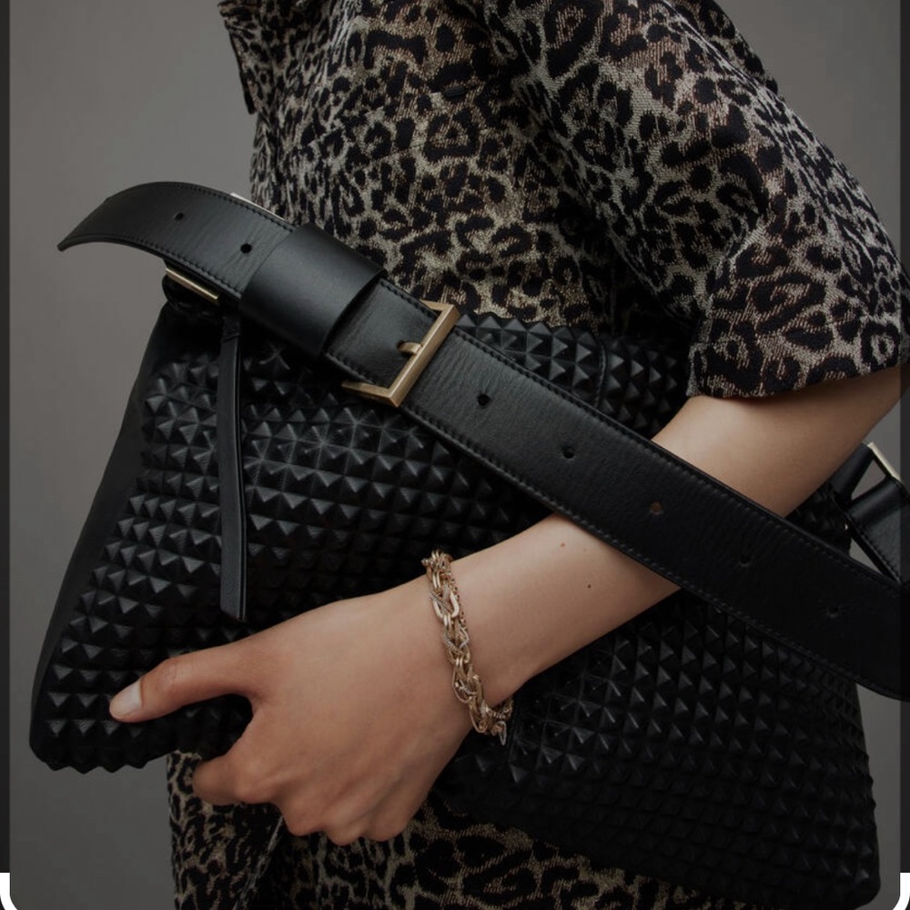 ISO ALLSAINTS Edbury Studded Leather Shoulder Bag